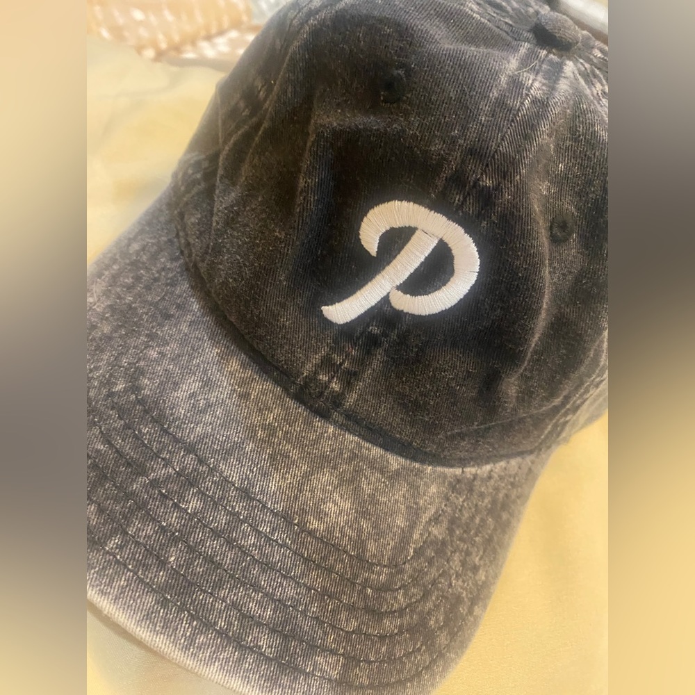 Phillies Vintage Black Snapback Baseball Bat